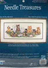 JCA 4655 Needle Treasures - Pets at Play-Kittens
