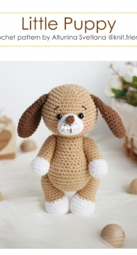 Toys By Knit Friends - Svetlana Altunina - Little Puppy - English and Spanish
