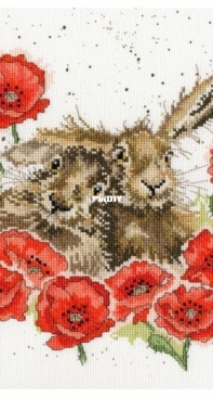 Bothy Threads XHD61 Love is in the Hare