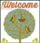Chirpy Chick Welcome by Felicity Hall from Cross Stitcher 280 XSD