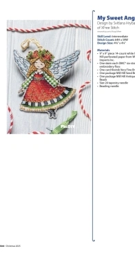 XFreeStitch - My Sweet Angel from Just Cross Stitch 2025-5 PAT+SAGA+XSD