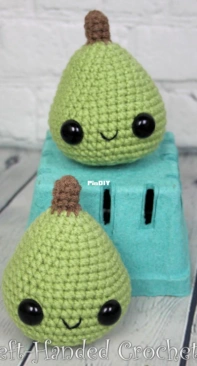 The Left-Handed Crocheter - Jennifer Adams - Pear