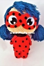Amigurumis Patrigurumis - Ladybug amigurumi - Crochet Miraculous - Spanish - Free