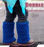 Stitch11 - Corina Gray - Bobble Leg Warmers Toddler Child Adult sizes- Free