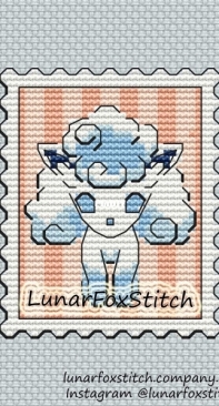 Lunar Fox Stitch - Vulpix Alola