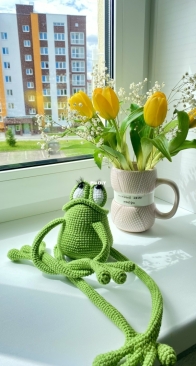 Лягушка крючком/ Crochet frog