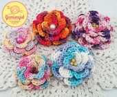 Gomerajut- Stephanies Fuzz Flowers - Free
