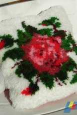 coussin à fleurs
