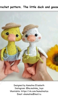 Kamalinka Toys - Kamalina Elizabeth - The Little Duck and Goose - English