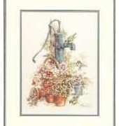 Lanarte 34198 PN-007958 Waterpump and flowers by Haenraets XSD