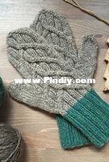 Brezel mittens by Svetlana Volkova - English, Russian