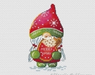Christmas Punch Gnome by Victoria Pakhomova