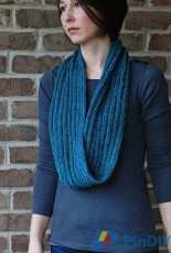 Knit-O-Matic-Long Missoni Moebius Cowl by Haley Waxberg-Free