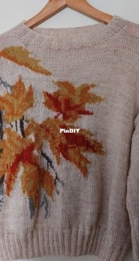 Fall Leaves Sweater - Ruta Sabaliauskaite - Ruta Sab