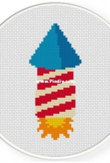 Daily Cross Stitch - Firecracker