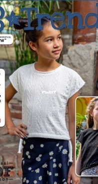 B-Trendy no.1182 - Girls Top Elvine - Dutch