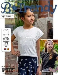 B-Trendy no.1182 - Girls Top Elvine - Dutch