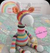 Crochet Stripy Giraffe