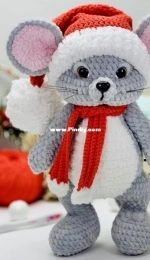 Lana Crochet Pattern - Lana Mi Toys - Irene / Irina Ilinova - Mouse