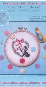 Les Brodeuses Parisiennes LBP - Tendre chaton - Véronique Enginger XSD + PCS