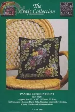 The Craft Collection 75297 Pansies Cushion