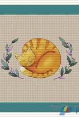 Sleeping Cat  by Daria Mastrakova