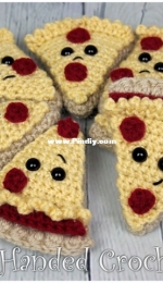 Left Handed Crocheter - Jennifer Adams - Pizza