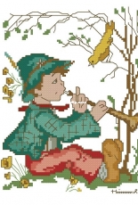 Hummel - Boy Blowing Horn PCS