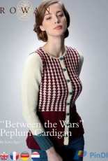 Between the Wars Cardigan by Katie Agar - Rowan - English, French, German, Dutch - Free