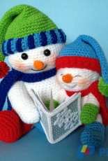 Bvoe - Barbara Voelker - Reading Snowman