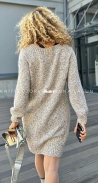 Ann Dress by Anna Lagun - Knit Factory - Russian