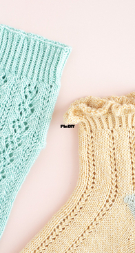 Chamomile Socks and Vanilla Bean Socks by Yucca