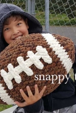 Snappy Tots - Heidi Yates - Football Pillow
