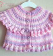 Ruffle Baby Vest by Kamgarn