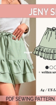 Ita Sewing Patterns - Jeny Skirt - Sizes XXS–XXXL