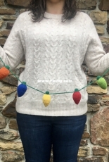 Old Fashioned Christmas Lights by Rosie Posie Baby Knits