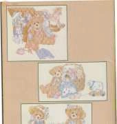 Nine designs from Gloria Pat book 81 - Cherised Teddies for all occasions, part 1 PCS