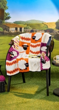 West Yorkshire Spinners - Chloe Elizabeth Birch - Shaun the Sheep and The Patchwork Project - Free