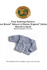 Lion Brand Yarns-90214AD-Charlies Cardigan-Free