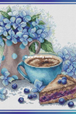 Blueberry morning by Natalia Cherepanova