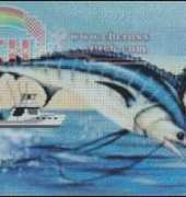KDA Cross Stitch - Blue water fishing
