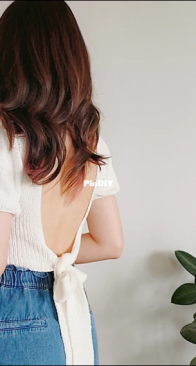 Another Summer Open Back Top by Chrystelle Liu