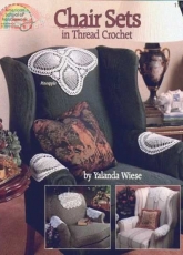 American School  of Needlework - Yalanda Wiese -1153 Chair Sets in Thread Crochet