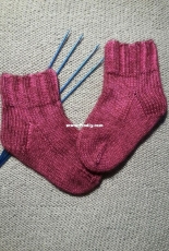 Little Magenta Socks