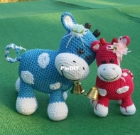 De Wolgeit - Petra Zeeman - Cow Blue Moon And Calf Red Bull - Koe Blue Moon en Kalfje Red Bull - Dutch - Free