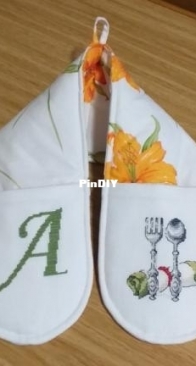Guanti Forno Doppi .. Regali di Natale