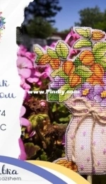 My Embroidery - Made for You Stitch - Physalis Jug by Alina Ignatieva / Ignatyeva