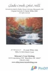 Shinysuns Cross Stitching - Glade Creek Grist Mill