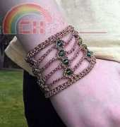 Jennifer Conner- Gold Spun Cuff and Ring