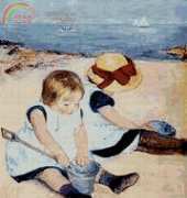 Artecy Cross Stitch - Playing on the Beach